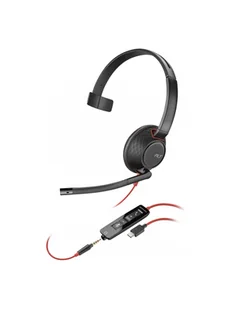 HP Poly Blackwire 5210 USB-C + USB-C/A Bulk 8X230A6 - Słuchawki - miniaturka - grafika 1