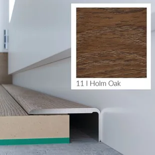 Arbiton Profil podłogowy CS25 zakończeniowy dąb skalny 1,2 m - Listwy przypodłogowe - miniaturka - grafika 1