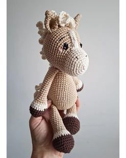 Konik Mustang wykonany na szydełku - Maskotki i pluszaki Konik Mustang wykonany na szydełku - Maskotki i pluszaki - miniaturka - grafika 1
