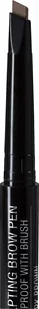 IsaDora Sculpting Brow Pen Waterproof With Brush stożkowa kredka do brwi ze szczoteczką 80 dark brown - Akcesoria i kosmetyki do stylizacji brwi - miniaturka - grafika 3