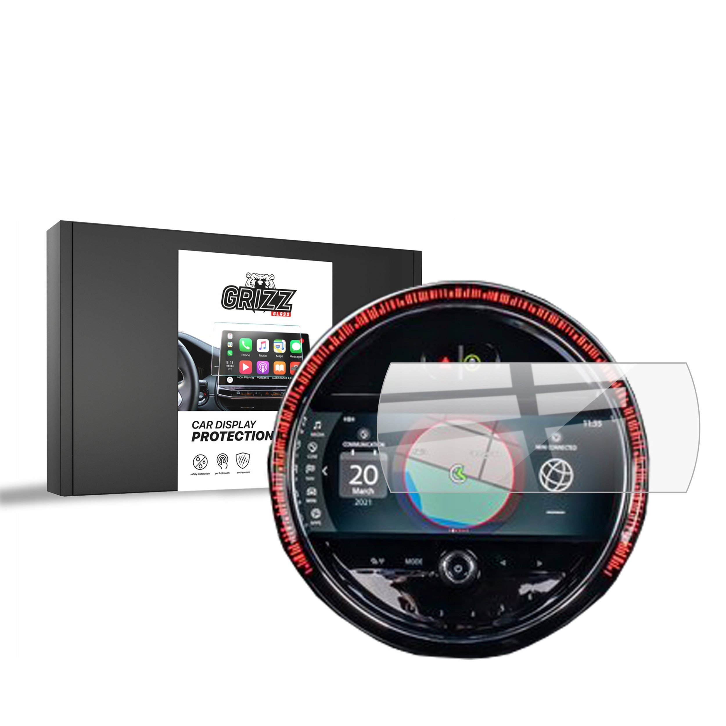 GrizzGlass Folia ceramiczna CarDisplay Protection do Mini Clubman 2 2015-2023