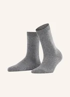 Skarpetki damskie - Falke Skarpety Cosy Wool Z Dodatkiem Wełny Merino grau - miniaturka - grafika 1