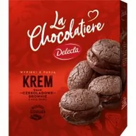 Ciasta i półprodukty do ciast - Delecta La Chocolatiere Krem smak czekoladowe Brownie z nutą trufli 80 g - miniaturka - grafika 1