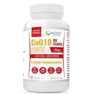 Wish CoQ10 Forte Do Ssania 30mg - Witaminy i minerały dla sportowców - miniaturka - grafika 1