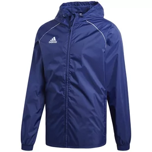 Kurtka męska adidas Core 18 Rain granatowa CV3694 - Kurtki i kamizelki sportowe męskie - miniaturka - grafika 1