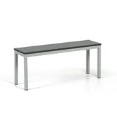 Wyposażenie sportowe i gimnastyczne - Ławka do szatni, siedzisko - laminat, długość 1000 mm, grafitowa - miniaturka - grafika 1