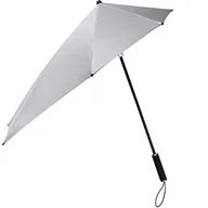Parasole - Impliva STORMaxi aerodynamiczny parasol sztormowy, otwór ręczny, wiatroszczelny, Ø 92 cm, srebrny - miniaturka - grafika 1