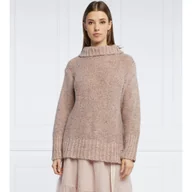 Swetry damskie - Joop! Sweter | Regular Fit | z dodatkiem wełny - miniaturka - grafika 1