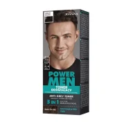 Farby do włosów i szampony koloryzujące - Joanna Power Men toner odsiwiający 03 Medium Brown 80g - miniaturka - grafika 1