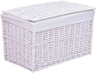 Wiklinowy Kufer Biały Na Zabawki G8-R34 - Pudła i pojemniki do przechowywania Wiklinowy Kufer Biały Na Zabawki G8-R34 - Pudła i pojemniki do przechowywania - miniaturka - grafika 1