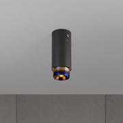 Lampy sufitowe - Lampa Exhaust Surface Grafitowa z paloną stalą - miniaturka - grafika 1