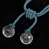 Akcesoria do wystroju okien - Sznur do zasłon EUROFIRANY, ciemnoturkusowy - miniaturka - grafika 1