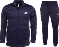 Dresy męskie - Adidas Dres męski adidas Track Suit Primegreen Essentials granatowy GK9655 4 - miniaturka - grafika 1