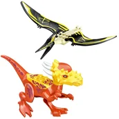 Figurki dla dzieci - Dinozaury klocki Pterodactyl i Stygimoloch - miniaturka - grafika 1