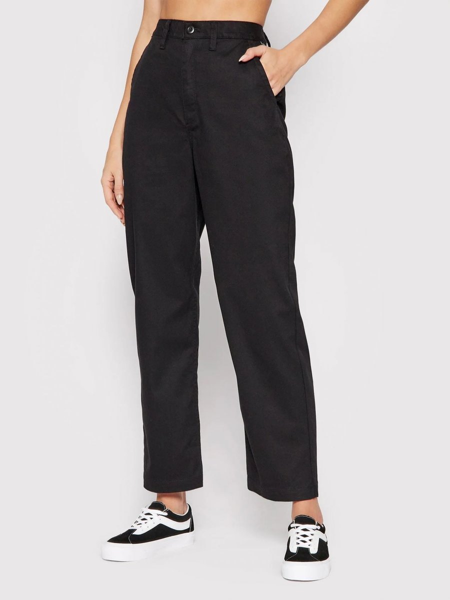 pantaloni donna vans vn0a5jhjblk1 black