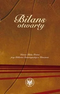 Bilans otwarty - Poezja - miniaturka - grafika 1