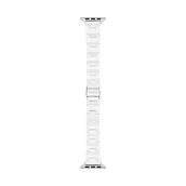 Akcesoria do smartwatchy - FOSSIL Wymienny pasek do zegarka Apple Watch Fossil S380005 Srebrny - miniaturka - grafika 1