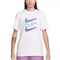 Koszulki męskie - Nike Koszulka męska, Biały, M - miniaturka - grafika 1