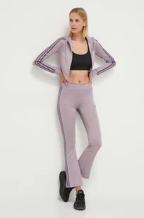 adidas dres damski kolor fioletowy - Dresy damskie - miniaturka - grafika 1