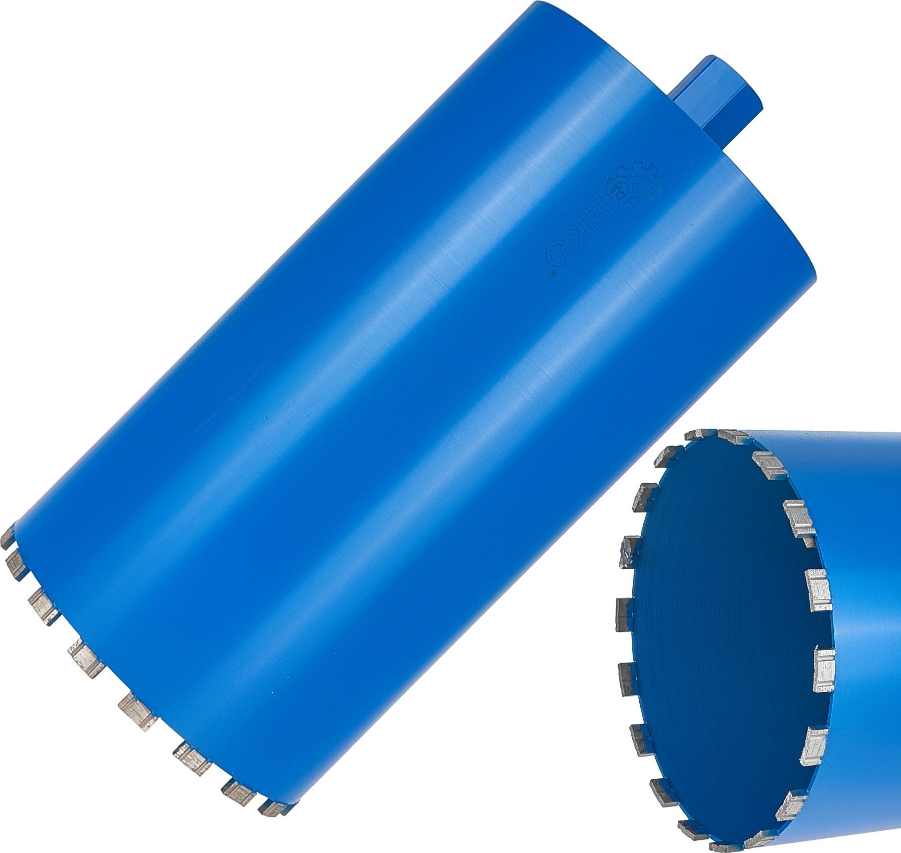 Geko Wiertło diamentowe koronowe do wiertnicy na sucho i mokro 227x10x450mm 18T 1.1/4