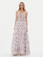 Sukienki - Hey Kyla Sukienka wieczorowa 5AH016HK Kolorowy Regular Fit - miniaturka - grafika 1