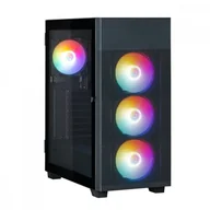 Obudowy komputerowe - Zalman Obudowa S5 NEO Black ATX Mid Tower FRGB Fan x4 S5 NEO Black - miniaturka - grafika 1