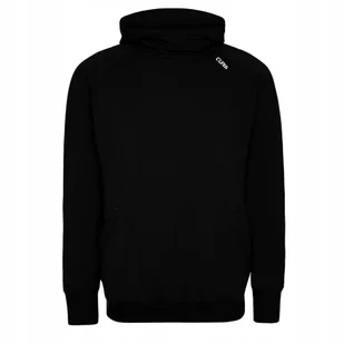 Bluza męska bawełniana czarna cienka kaptur kieszenie Simply Hood Cuna S - Bluzy męskie - miniaturka - grafika 1