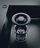 Syfony - Korek automatyczny FLOW PRO czarny z przelewem - miniaturka - grafika 1