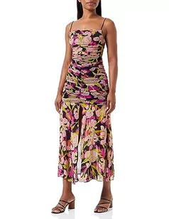 Pinko Opalona sukienka Retina St. Ir Damska sukienka koktajlowa, Zy5_mult.czarny/Fuxia, S - Sukienki - miniaturka - grafika 1