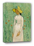 Obrazy i zdjęcia na płótnie - Girl in White, Vincent van Gogh - obraz na płótnie Wymiar do wyboru: 40x60 cm - miniaturka - grafika 1
