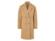 Płaszcze damskie - esmara® Płaszcz damski w stylu wełnianym (34, Camel) - miniaturka - grafika 1