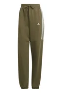 Spodnie damskie - Spodnie damskie Adidas Hyperglam dresowe khaki-XS - miniaturka - grafika 1