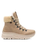 Botki damskie - Rieker Botki 48034-20 Brązowy - miniaturka - grafika 1