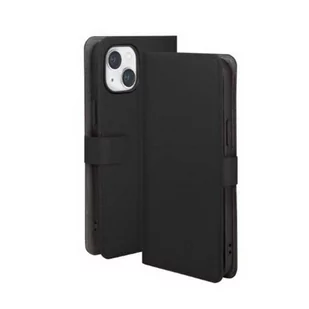 UNIQ etui book Journa iPhone 14 6,1` czarny/midnight black - Etui i futerały do telefonów - miniaturka - grafika 1
