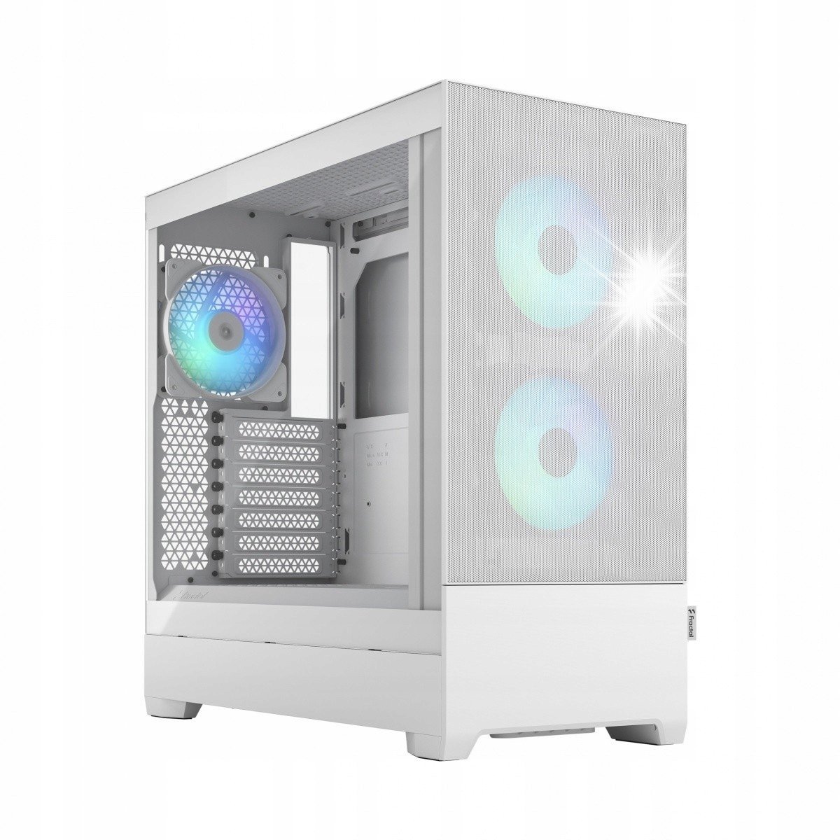 Obudowa Fractal Design Pop Air RGB TG Clear Tint Midi Tower ATX Biała