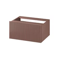 Szafki łazienkowe - Szafka łazienkowa pod blat Meissen Keramik Kontra 60 cm czerwony mat S1004-002 - miniaturka - grafika 1