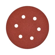 Materiały ścierne - Milwaukee krążek ścierny na rzep 150 mm granulacja 240 z 6 otworami 50 szt. 4932492231 - miniaturka - grafika 1