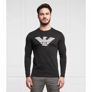 Emporio Armani Longsleeve | Slim Fit - Koszulki męskie - miniaturka - grafika 1