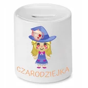 Skarbonki - SKARBONKA DLA DZIECI CZARODZIEJKA PREZENT z Nadrukiem ze Zdjęciem - miniaturka - grafika 1