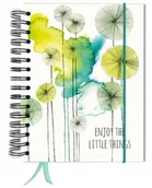 Notesy i bloczki - Bullet journal 180 stron notatnik pamiętnik A5+ kropki gumka - miniaturka - grafika 1