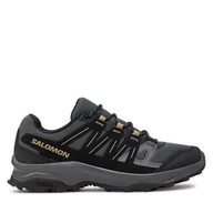 Buty trekkingowe męskie - Trekkingi Salomon Grivola L47605600 Szary - miniaturka - grafika 1