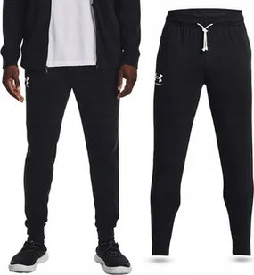 SPODNIE DRESOWE UNDER ARMOUR MĘSKIE BAWEŁNIANIE SPORT JOGGERY 1380843 r. S - Spodnie sportowe męskie - miniaturka - grafika 1