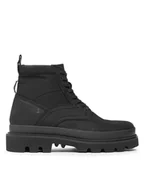 Botki męskie - Clarks Trapery Badell Hi 261734227 Czarny - miniaturka - grafika 1
