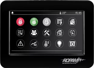 Ropam Elektronik Elektronik TPR-4B-P panel dotykowy 4,3 LCD pojemnościowy) - Akcesoria do alarmów - miniaturka - grafika 1