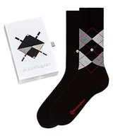 Skarpetki damskie - Burlington Mężczyźni Skarpety Basic Mix Gift Box M SO Bawełna z wzorem 2 Pak, Wielokolorowy (Sortiment 0010), 40-46 - miniaturka - grafika 1