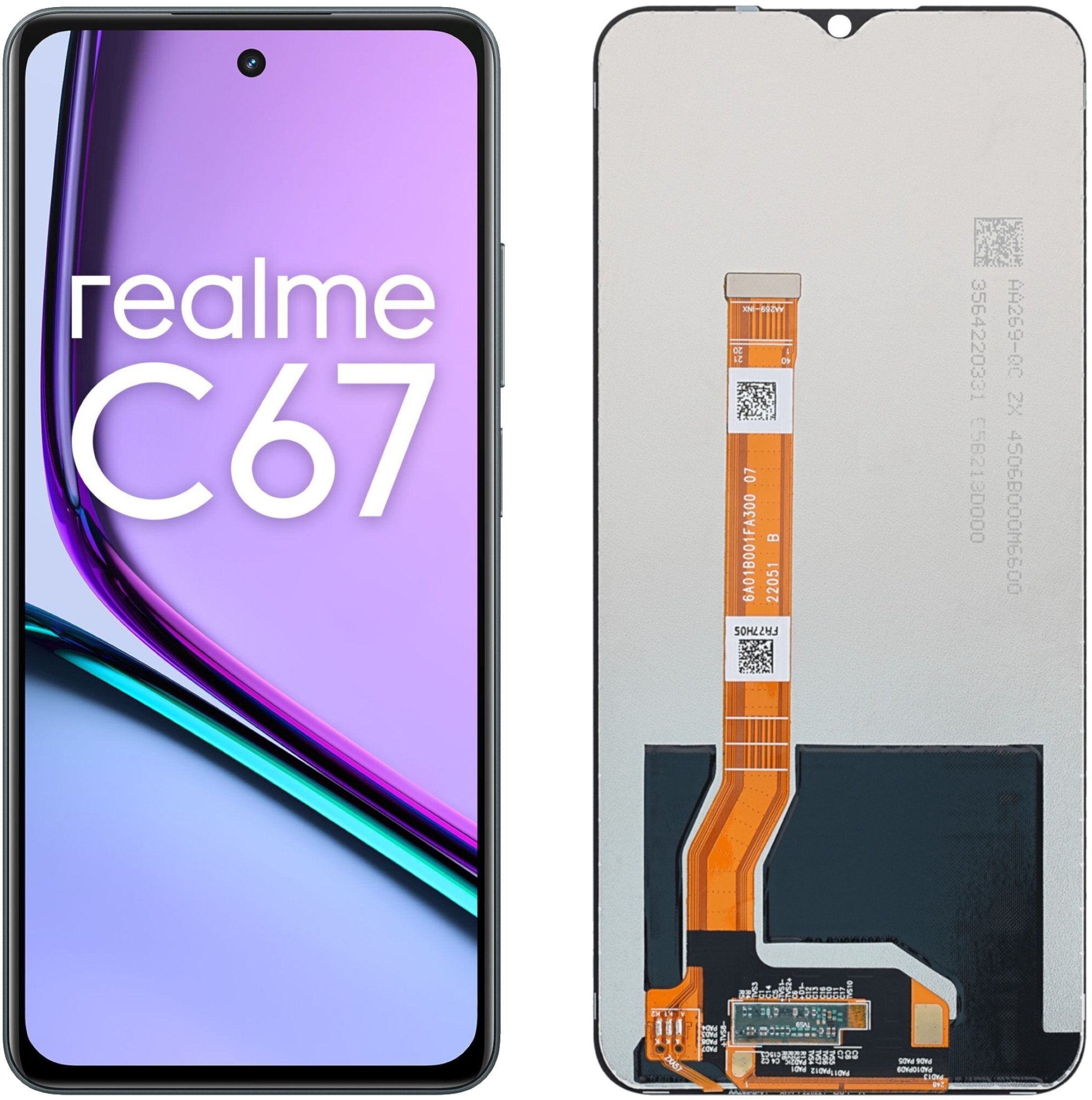 Wyświetlacz do Realme C67 4G LCD RMX3890 Ekran
