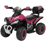 Rowerki biegowe - QUAD AUTO NA AKUMULATOR MICRON RÓŻOWY 1039114 - miniaturka - grafika 1