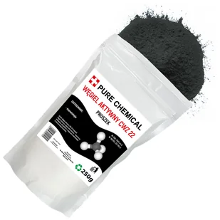 Pure Chemical, Węgiel Aktywny Proszek Aktywowany, 250g - Witaminy i minerały - miniaturka - grafika 1