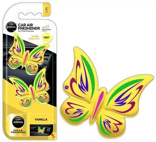 MTM INDUSTRIES Odświeżacz powietrza aroma fancy shapes butterfly wanilia AMI-A83538 - Zapachy samochodowe - miniaturka - grafika 1