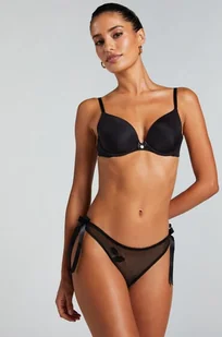 Hunkemöller BEBE STRING R Czarny - Majtki damskie - miniaturka - grafika 1